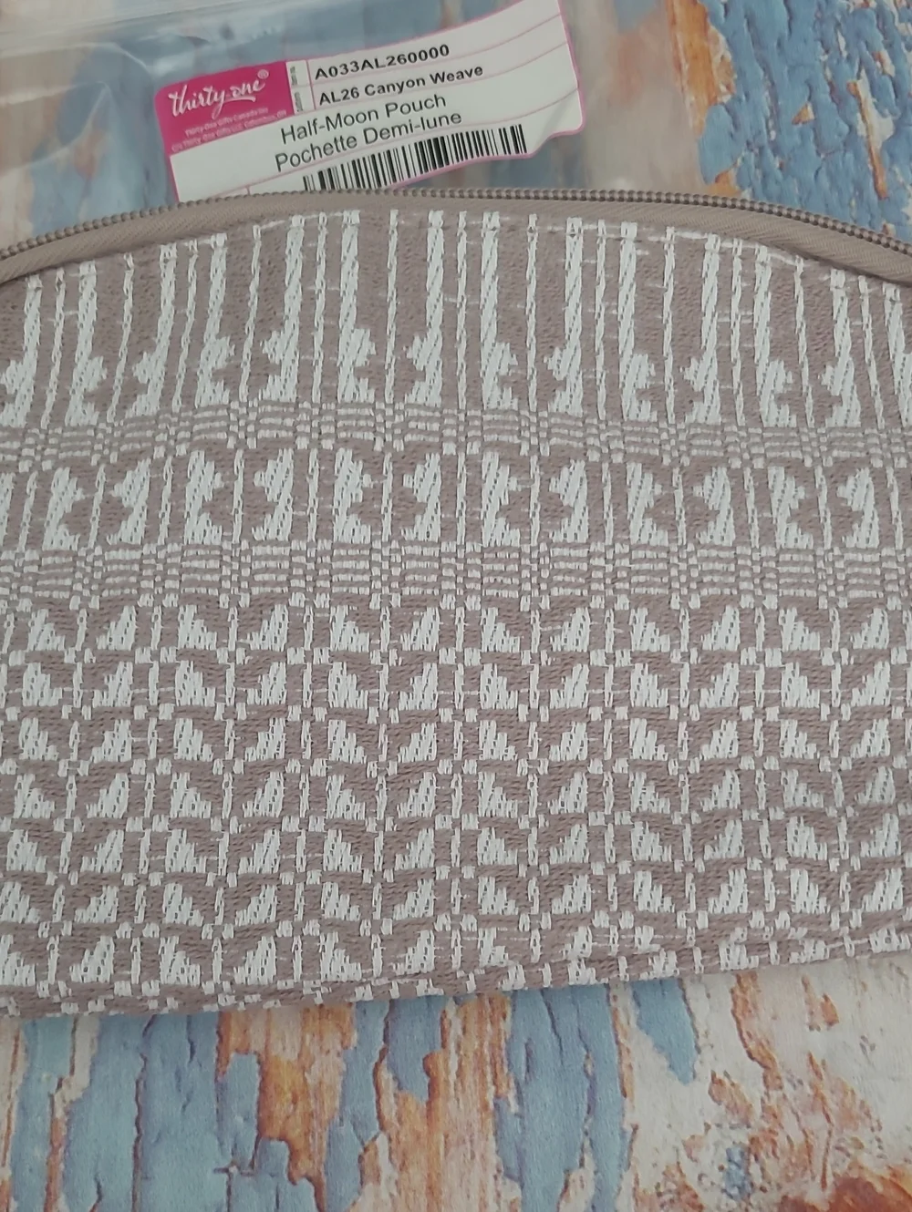 thirty one Half Moon Pouch Canyon Weave New